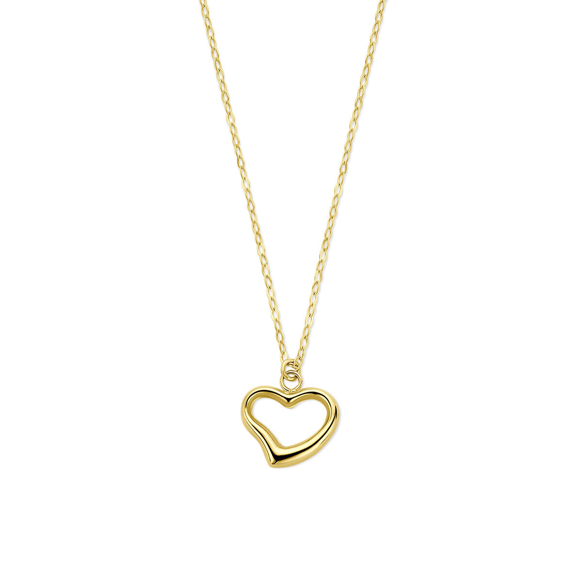 Fantasy Collection Collier hartje 40 - 42 cm 14K geelgoud