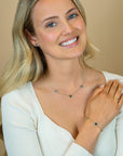 ZINZI gold plated zilveren ring (5mm breed) met lichtblauwe klavers ZIR2662 - PansiteNederland.nl