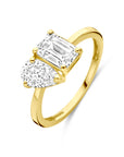 14K Geelgouden Ring Toi-Et-Moi Zirkonia 4034157