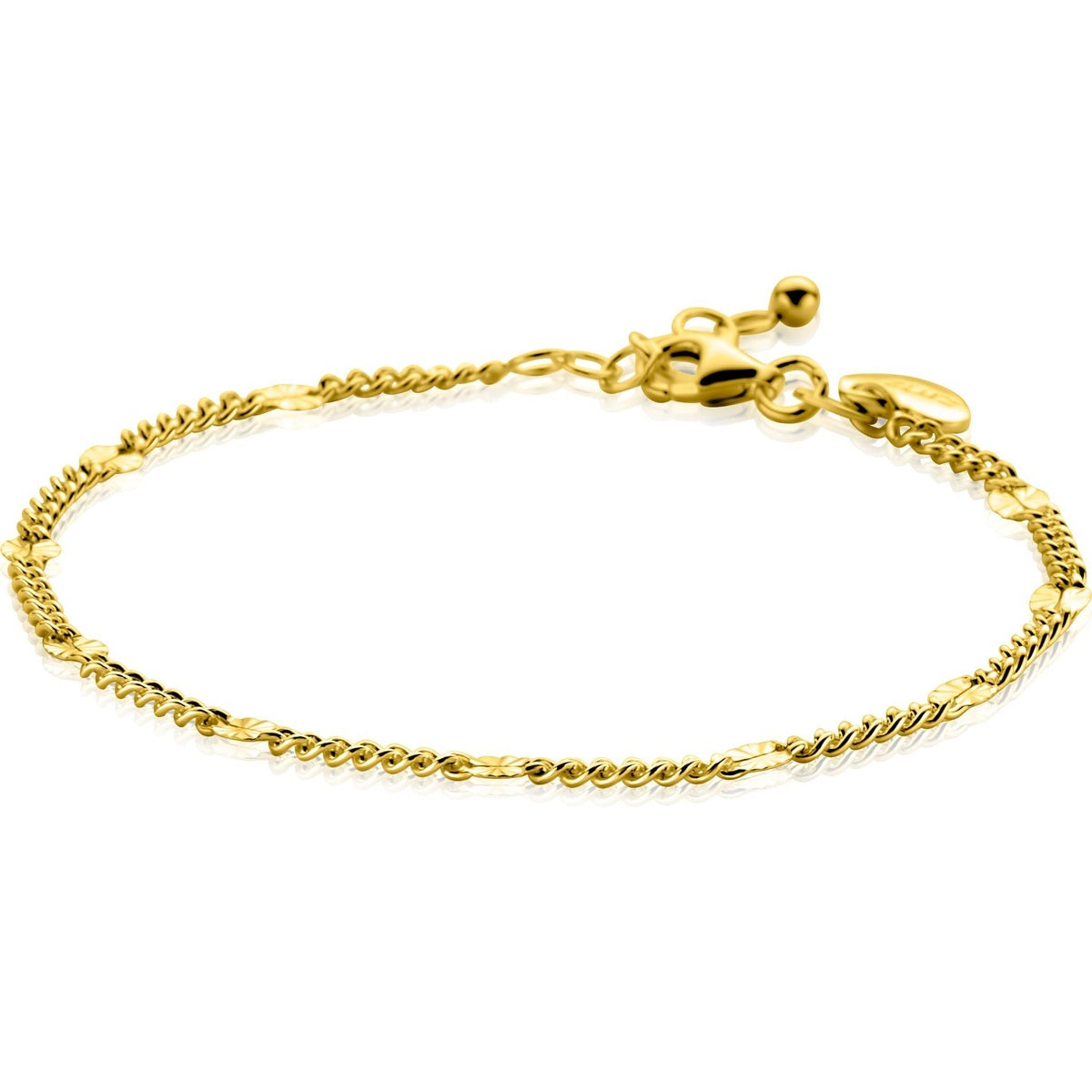 ZINZI Verguld Zilveren Armband 18-20 cm - ZIA2713G