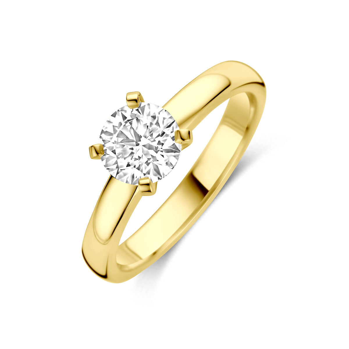 Fantasy Collection Ring lab grown diamant 1.00ct g vs 14K geelgoud