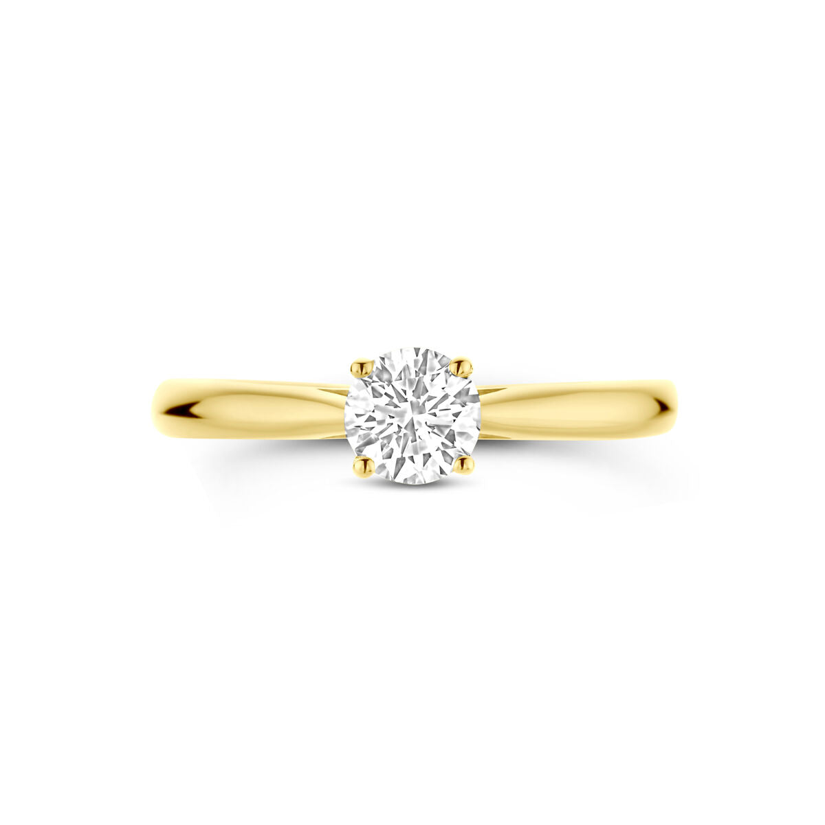 Fantasy Collection Ring lab grown diamant 0.50ct h si 14K geelgoud