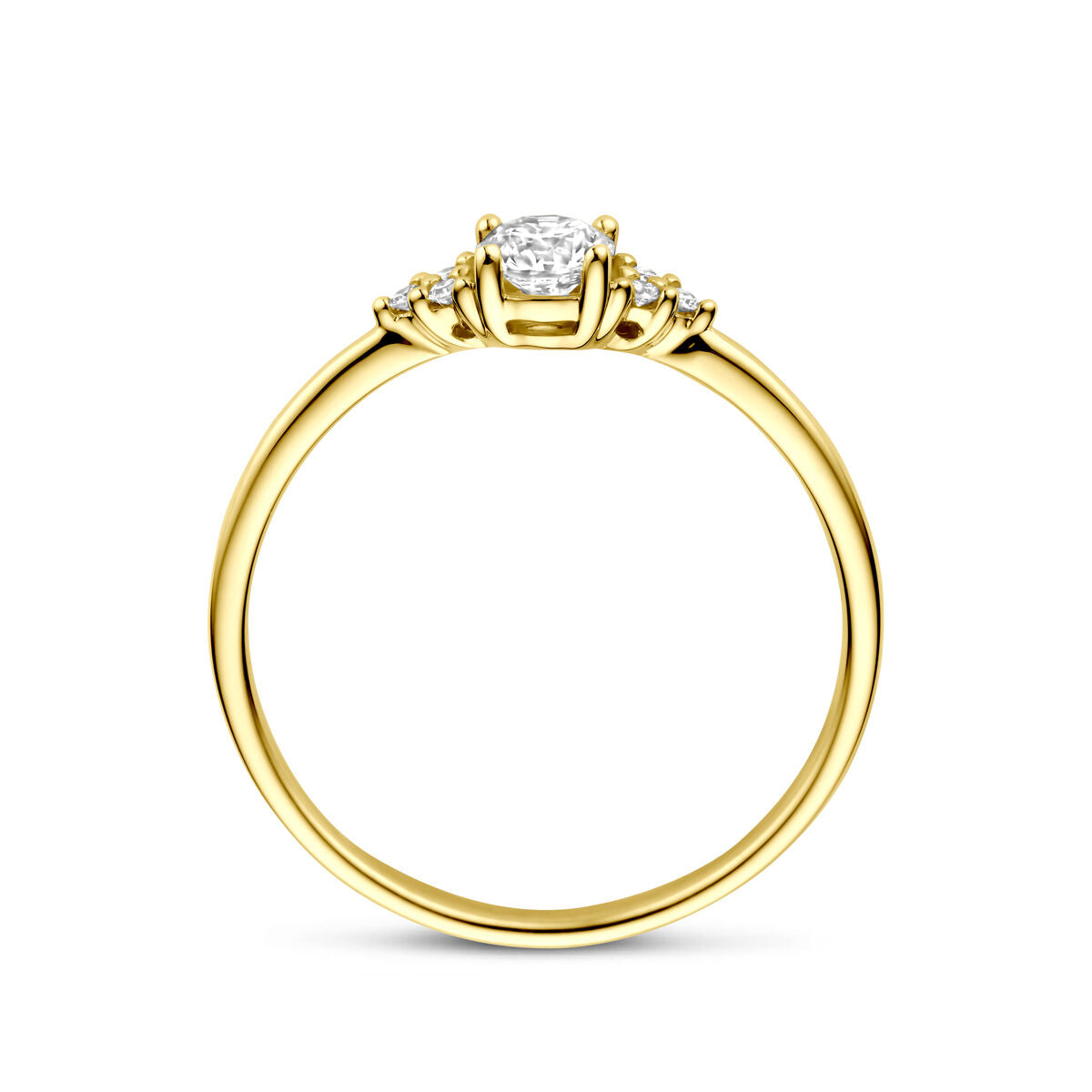 Fantasy Collection Ring diamant 0.28ct h si 14K geelgoud