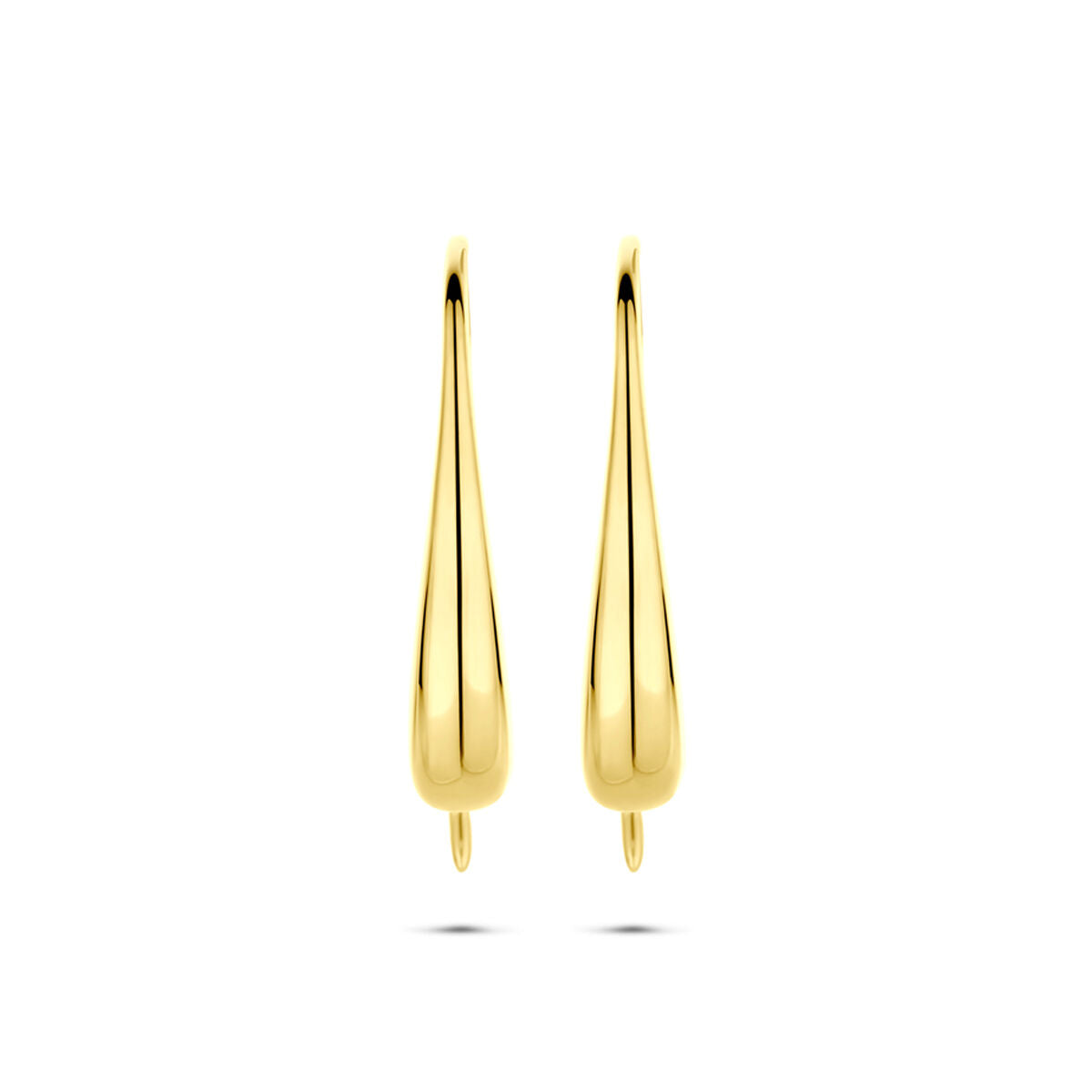 14K geelgouden oorbellen franse haak 21 mm - 4034097