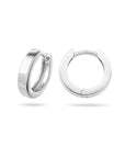 Zilver Gerhodineerd Klapoorringen 3 MM Vlak 1304812 - PansiteNederland.nl