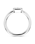 Zilveren Gerhodineerde Ring Zirkonia 1340916