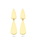 14K geelgouden oorhangers druppel 30 mm - 4033473