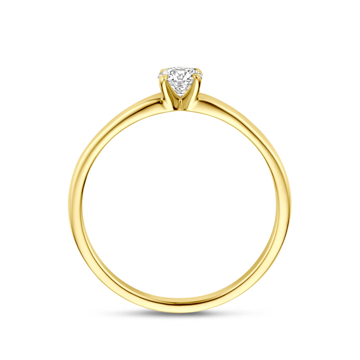 Fantasy Collection Ring lab grown diamant 0.25ct g vs 14K geelgoud