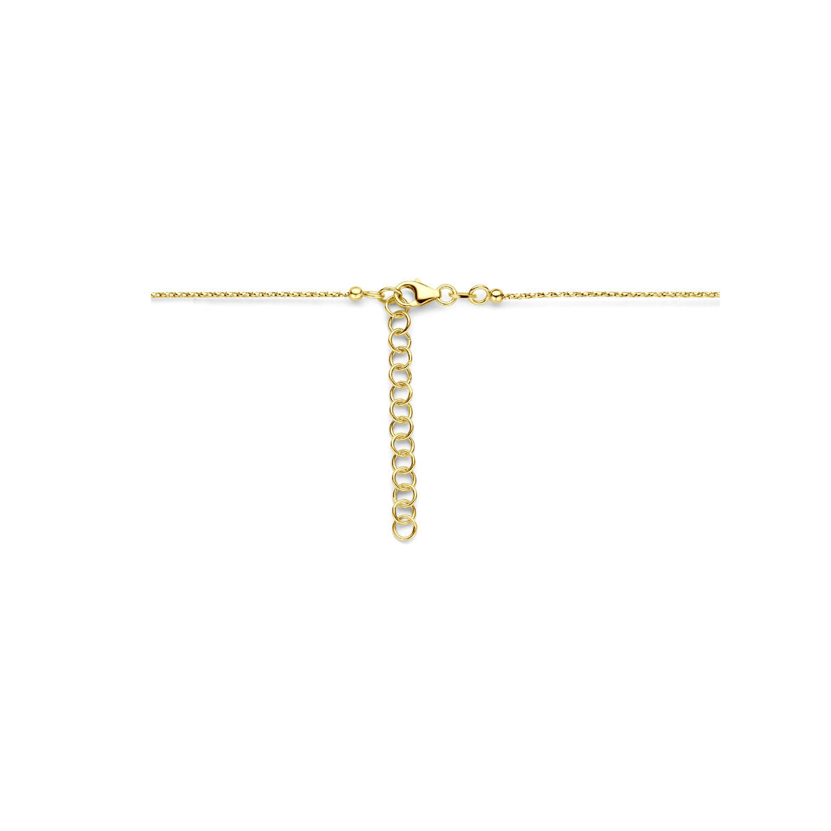 Fantasy Collection Collier gediamanteerd 40 + 4 cm 14K geelgoud