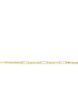 ZINZI gold plated schakelarmband met ovale schakels 5,5mm 18-21cm ZIA2711G