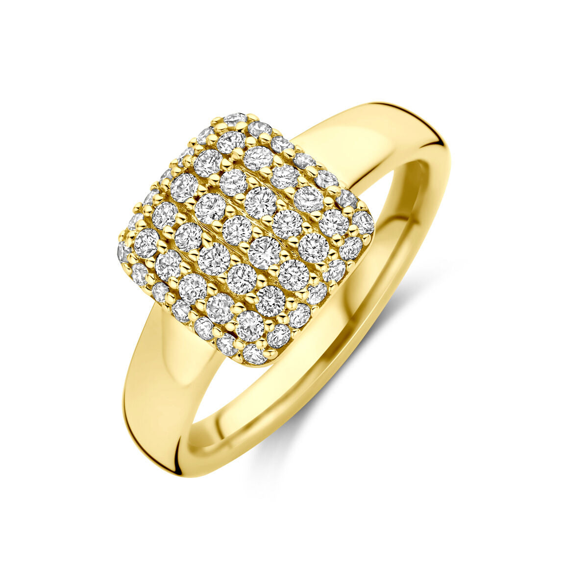 Fantasy Collection Ring lab grown diamant 0.50ct h si 14K geelgoud