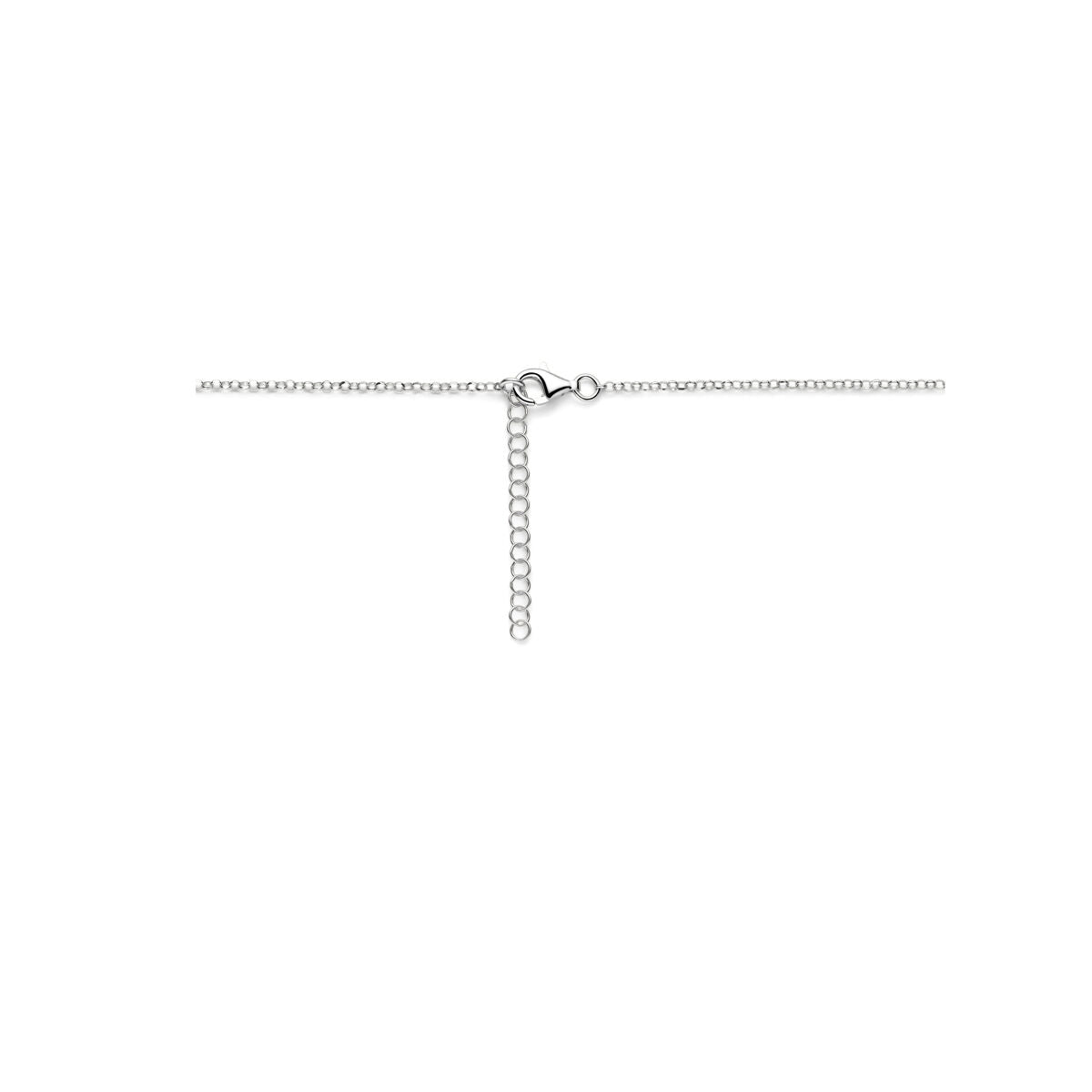 Fantasy Collection Collier gedraaid 41 + 4 cm zilver