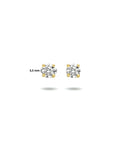 14K Geelgoud Oorknoppen Zirkonia 4010145