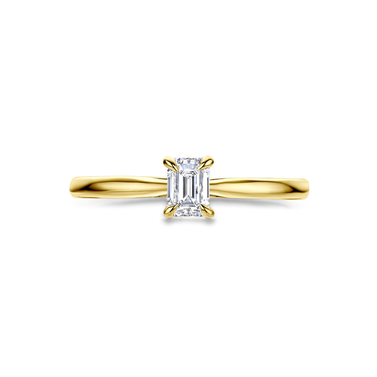 Fantasy Collection Ring lab grown diamant 0.50ct h si 14K geelgoud