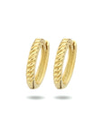9K Geelgouden 9k klapoorringen 13 mm - 8000184