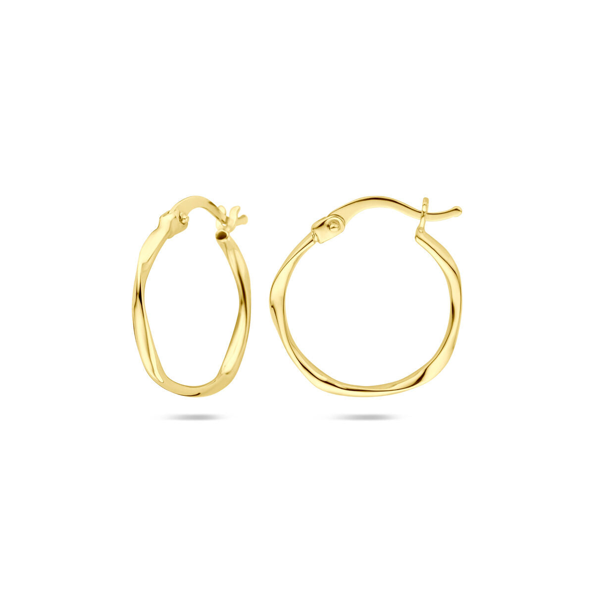 14K geelgouden oorringen 20 mm - 4033505