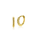 Zinzi Gold 14 krt gouden oorringen bolletjes motief met luxe sluiting 10 x 1,7mm ZGO399CR