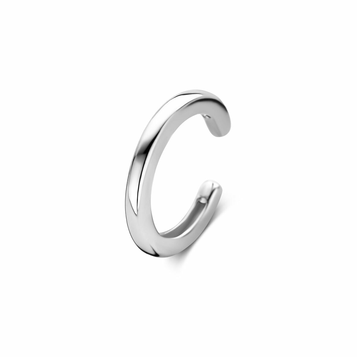 Zilveren gerhodineerde earcuff 12,5 mm - 1341132