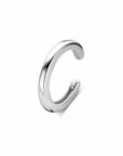 Zilveren gerhodineerde earcuff 12,5 mm - 1341132