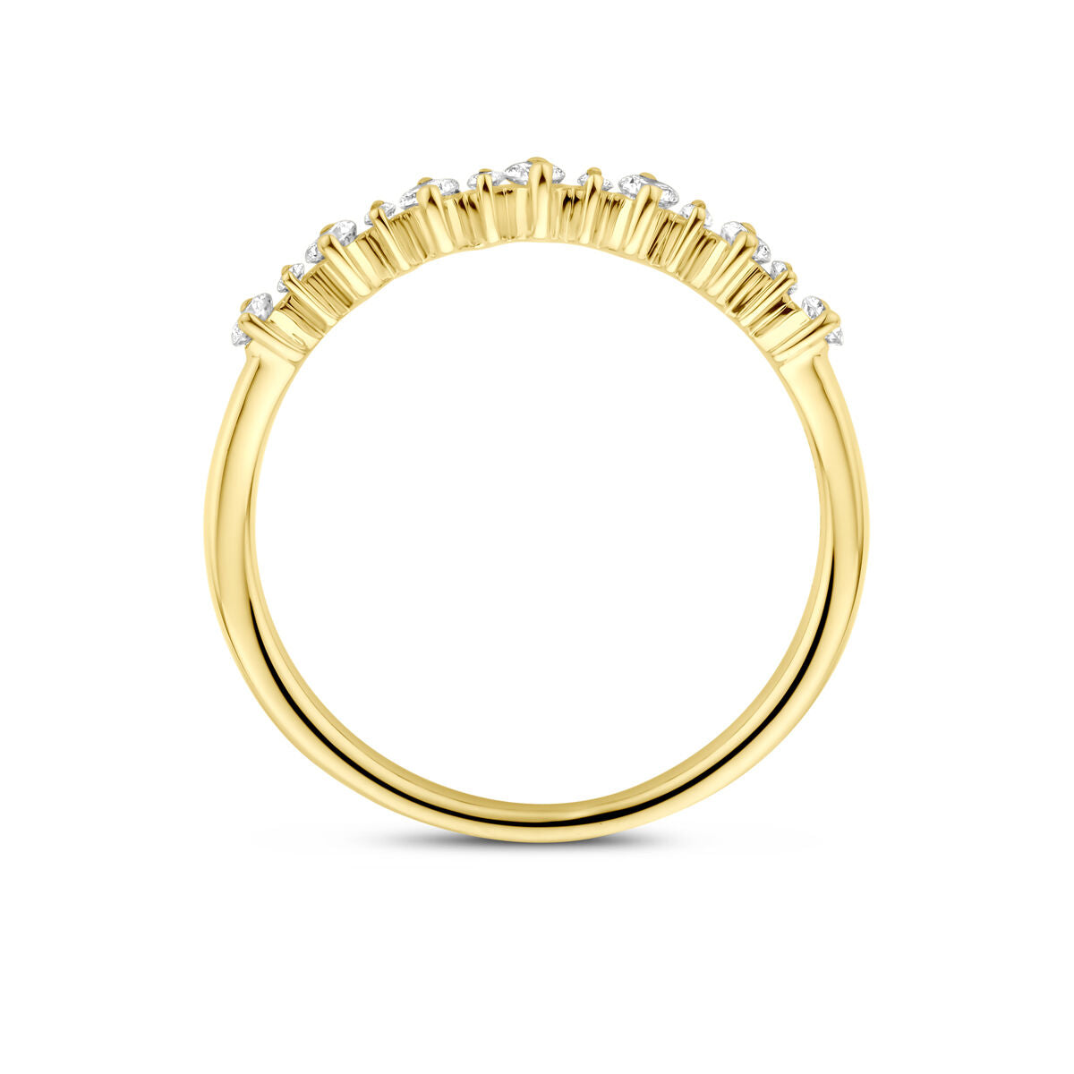 Fantasy Collection Ring lab grown diamant 0.23ct h si 14K geelgoud