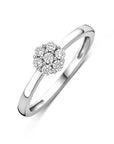 Zilveren Gerhodineerde Ring Zirkonia 1341252