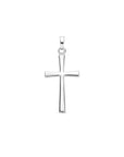 zilver gerhodineerd hanger kruis 26 mm 1340445 - PansiteNederland.nl