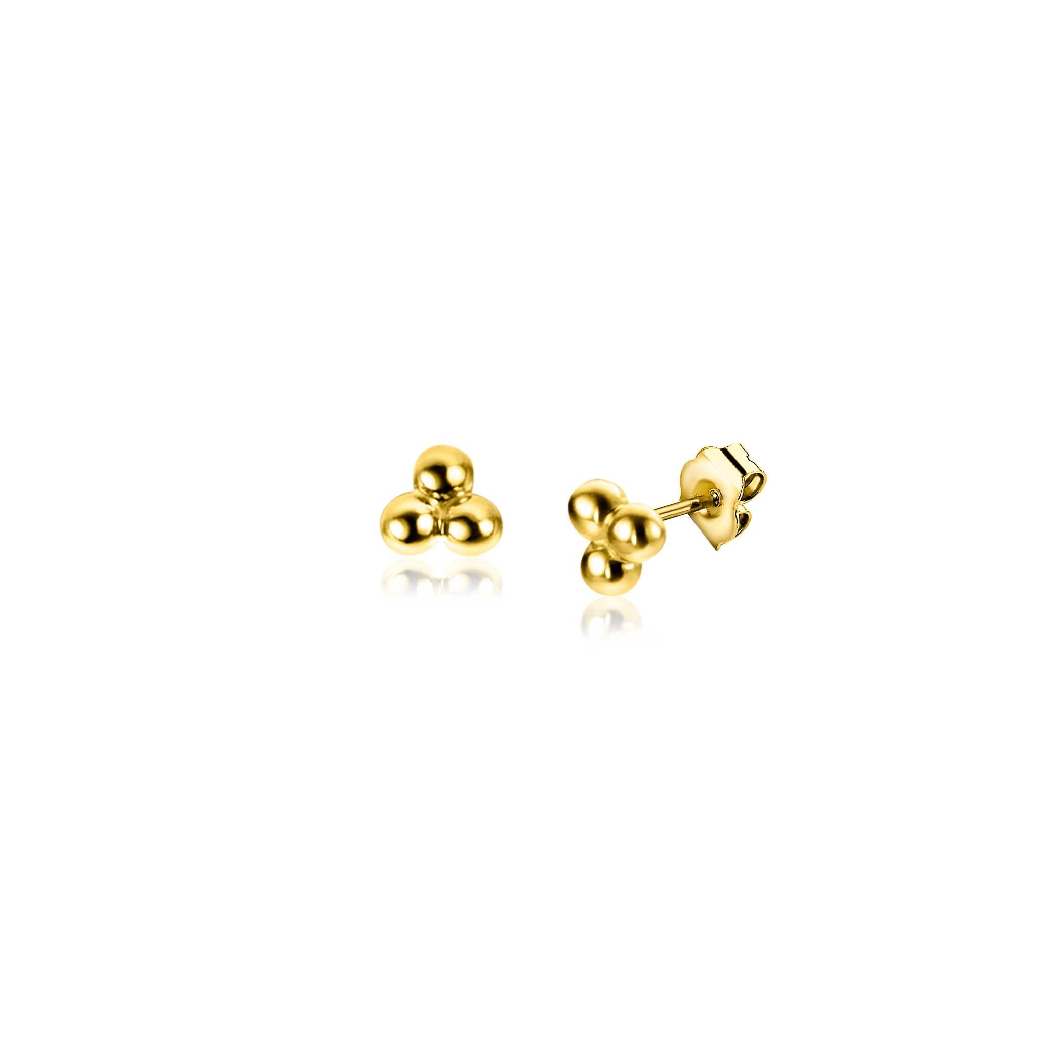 ZINZI 14K Gouden Oorknoppen ZGO476 oorbellen