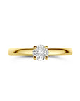 9K Geel Kleurig Ring Zirkonia 8000254 - PansiteNederland.nl