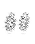 Zilveren gerhodineerde oorringen 19 mm - 1341188