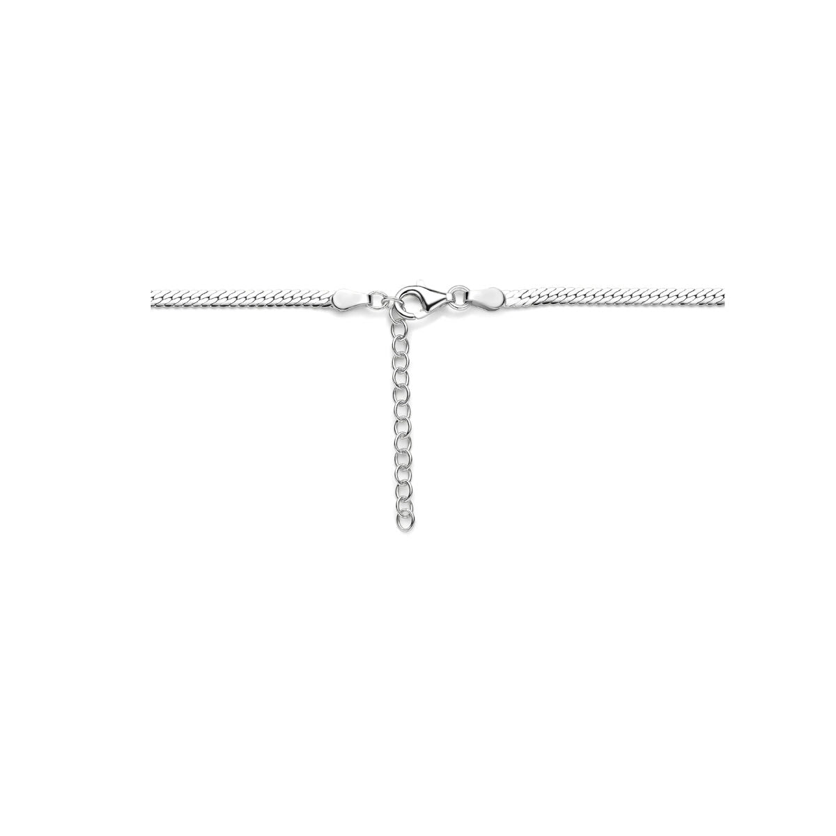 Fantasy Collection Collier gourmette 2,6 mm 40 + 4 cm zilver