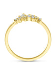 9K Gouden Geel Kleurig Ring Zirkonia 8000227 - PansiteNederland.nl