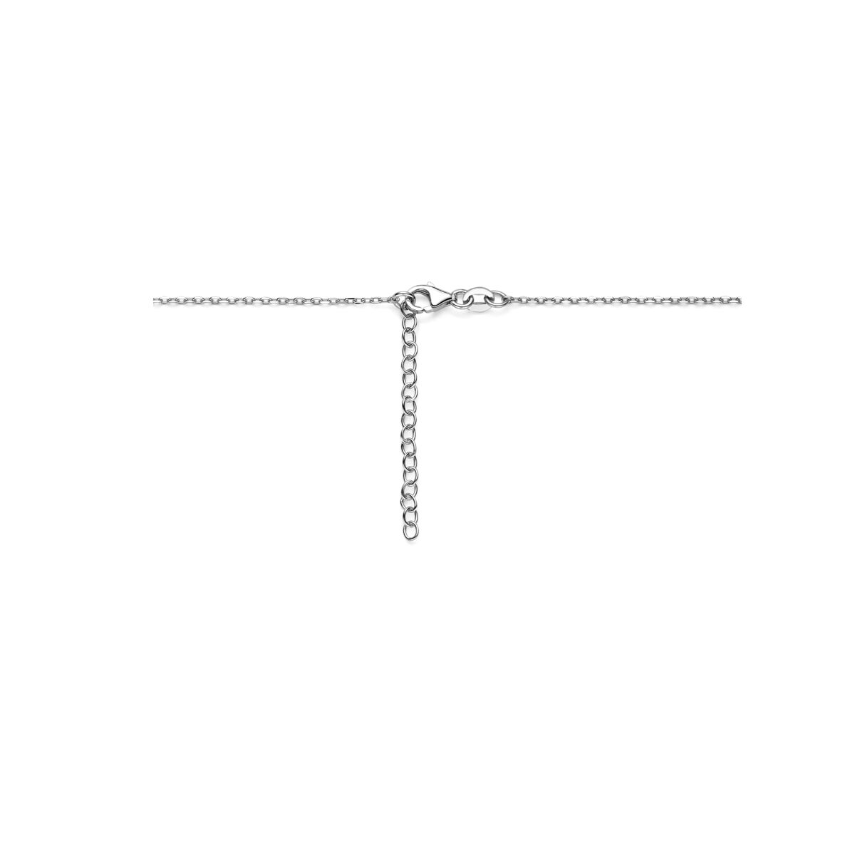 Fantasy Collection Collier hartjes 40 + 4 cm zilver