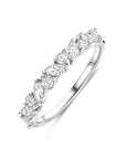 Zilveren Gerhodineerde Ring Zirkonia 1341345