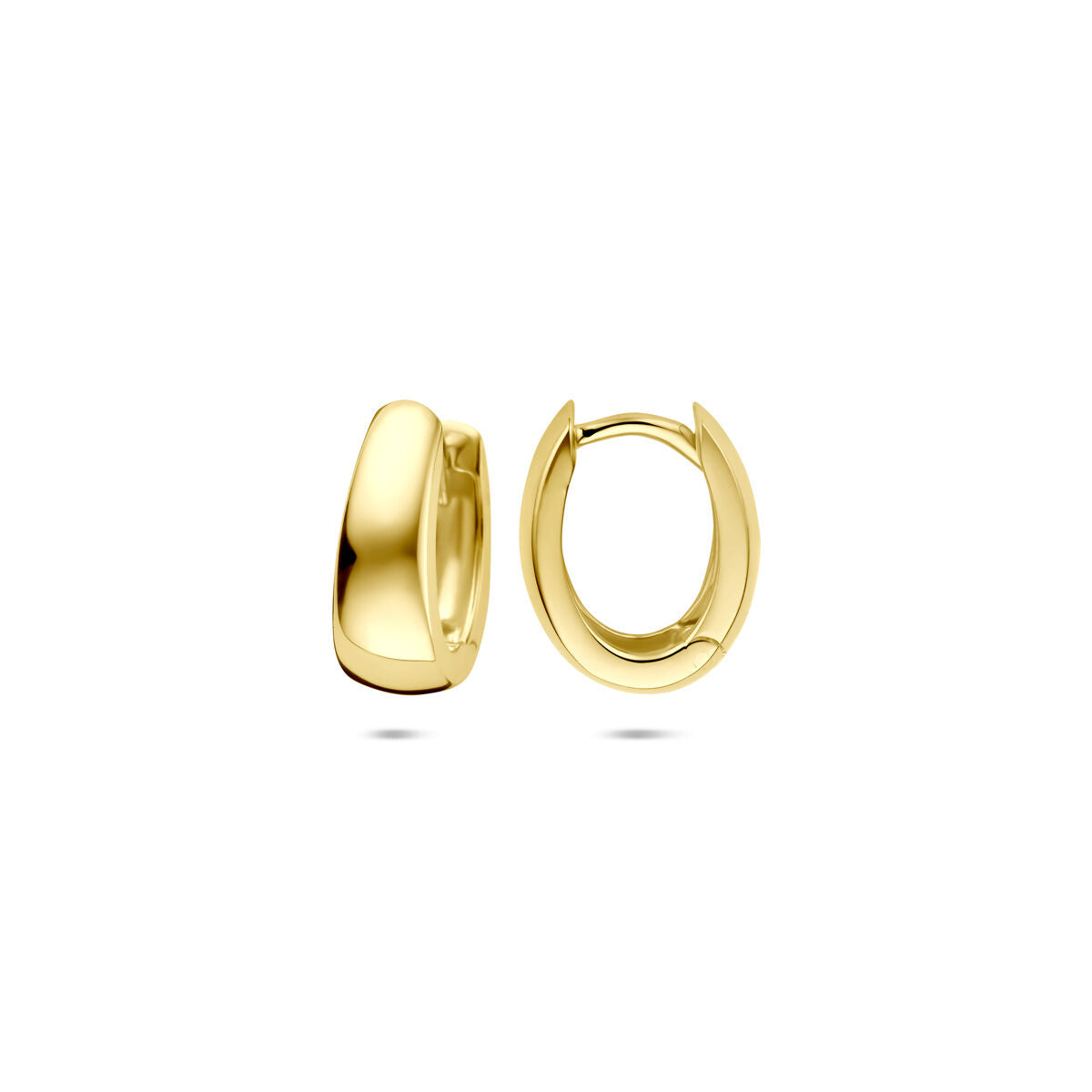 9K Geelgouden 9k klapoorringen 12 mm - 8000183