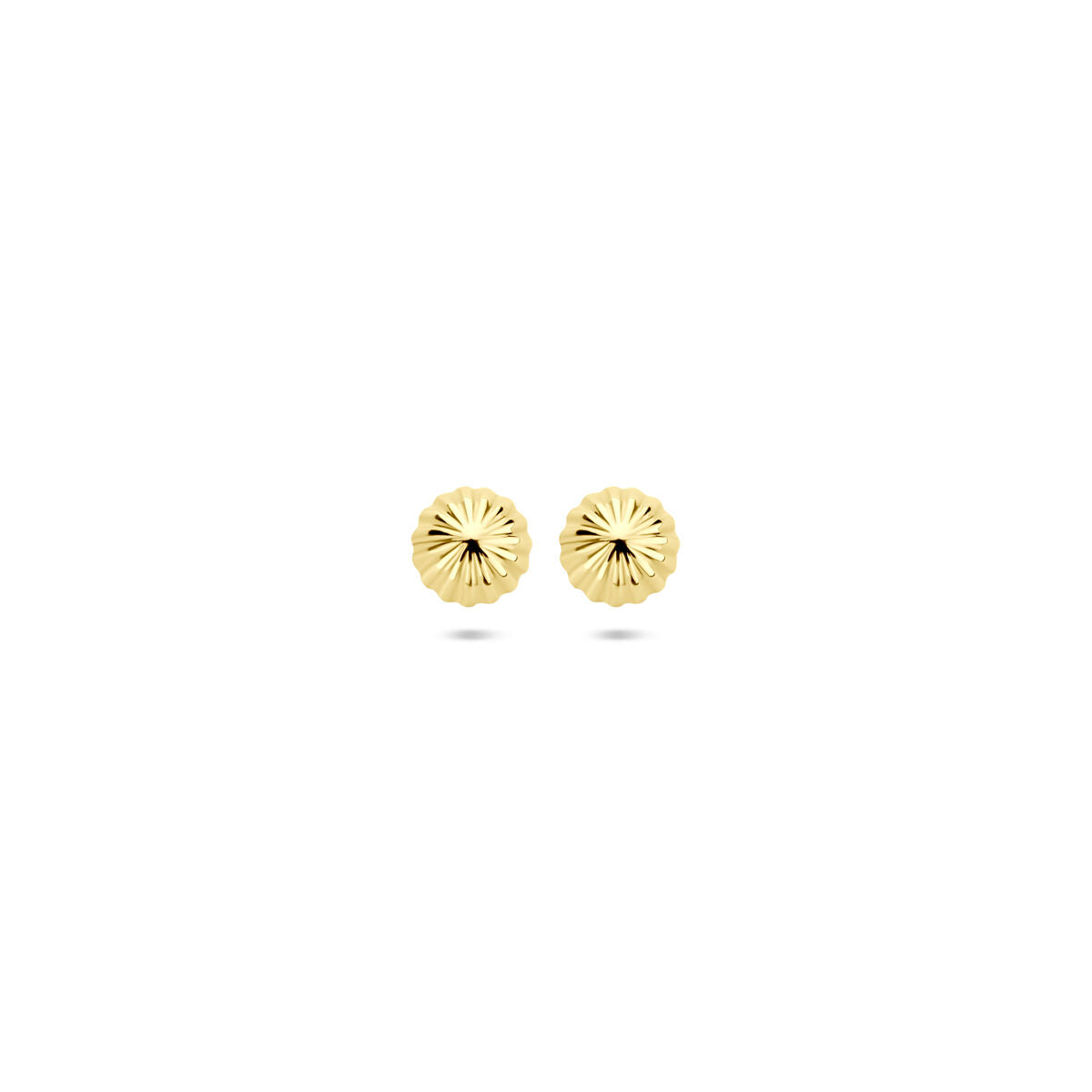 14K geelgouden oorknoppen 5 mm - 4034242