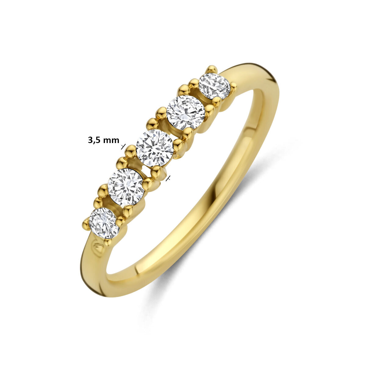 Fantasy Collection Ring lab grown diamant 0.32ct f vs 14K geelgoud
