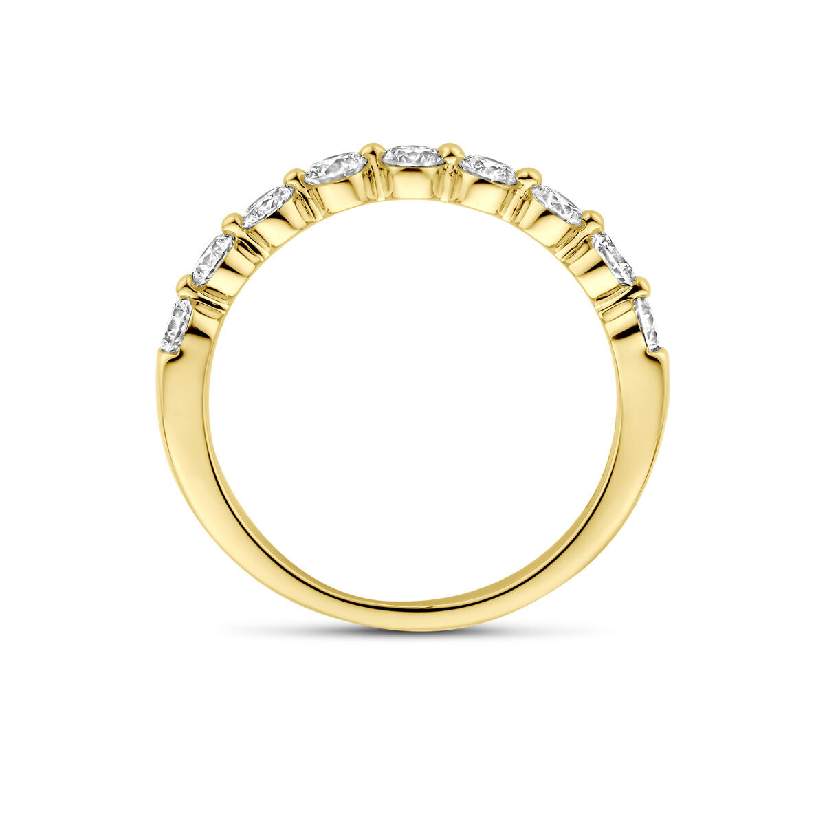 Fantasy Collection Ring lab grown diamant 0.75ct h si 14K geelgoud