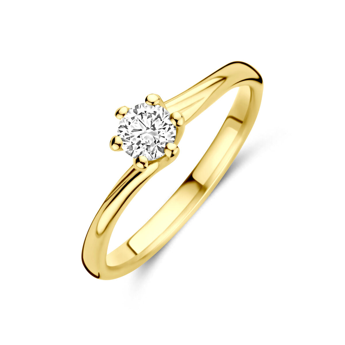 Fantasy Collection Ring lab grown diamant 0.30ct g vs 14K geelgoud