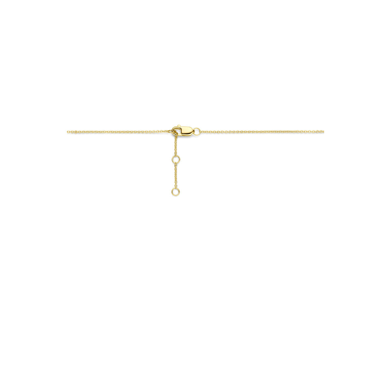 Fantasy Collection Collier hartje diamant 0.05ct h si 41 - 42,5 - 43,5 cm 14K geelgoud