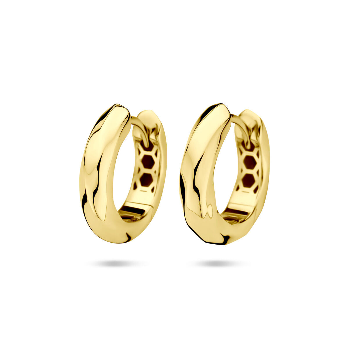 14K geelgouden klapoorringen 16,5 mm - 4033648