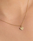 Zinzi Gold 14 krt gouden hanger met glanzend hartje van 8mm ZGH363-8 (zonder collier) - PansiteNederland.nl