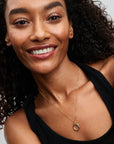 Pandora Essence Organisch Gevormde Ketting met Tweekleurige Hanger - 363882C00 - PansiteNederland.nl