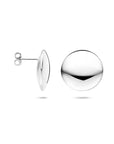 Zilveren gerhodineerde oorknoppen 20 mm - 1340855