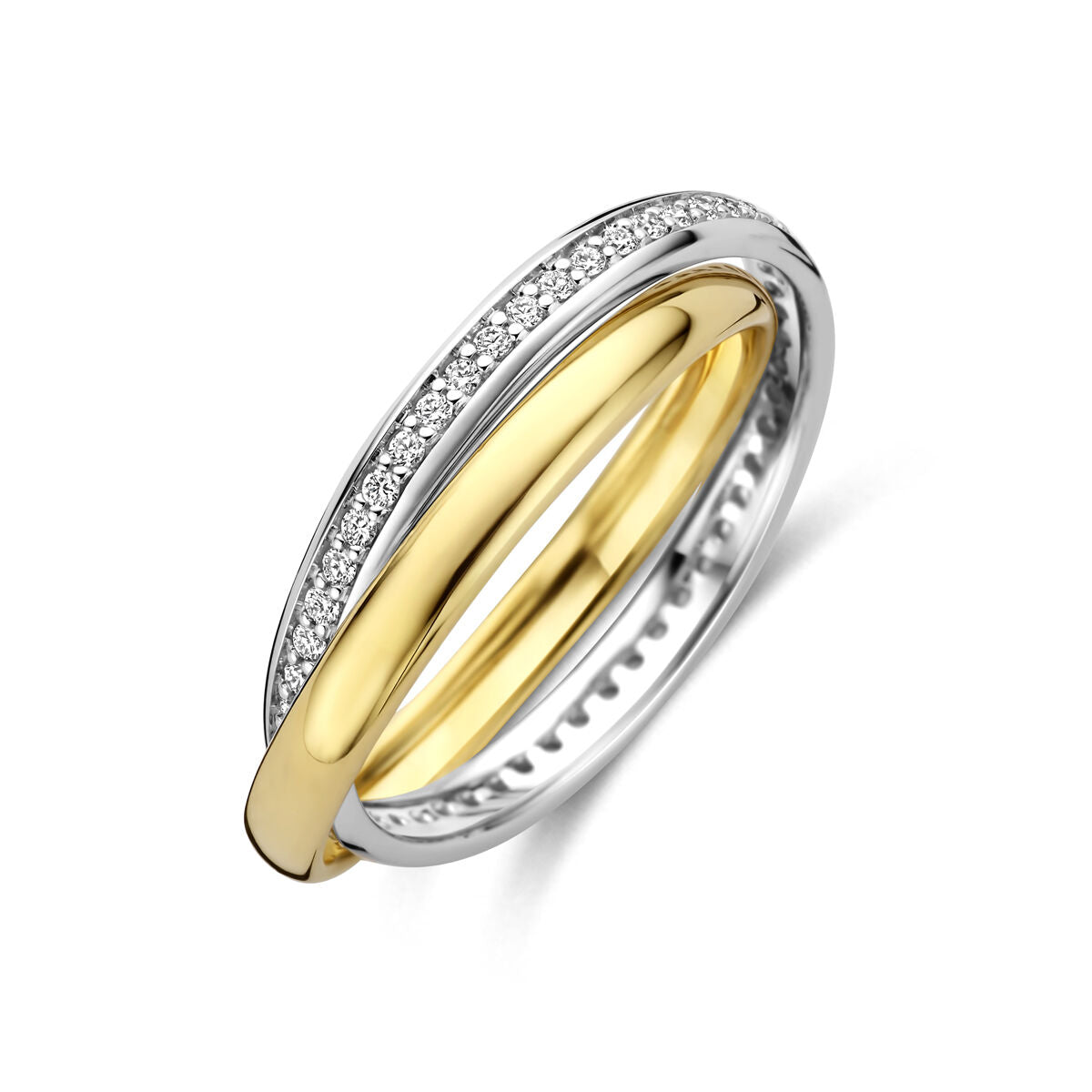 Fantasy Collection Ring diamant 0.27ct h si 14K bicolor goud