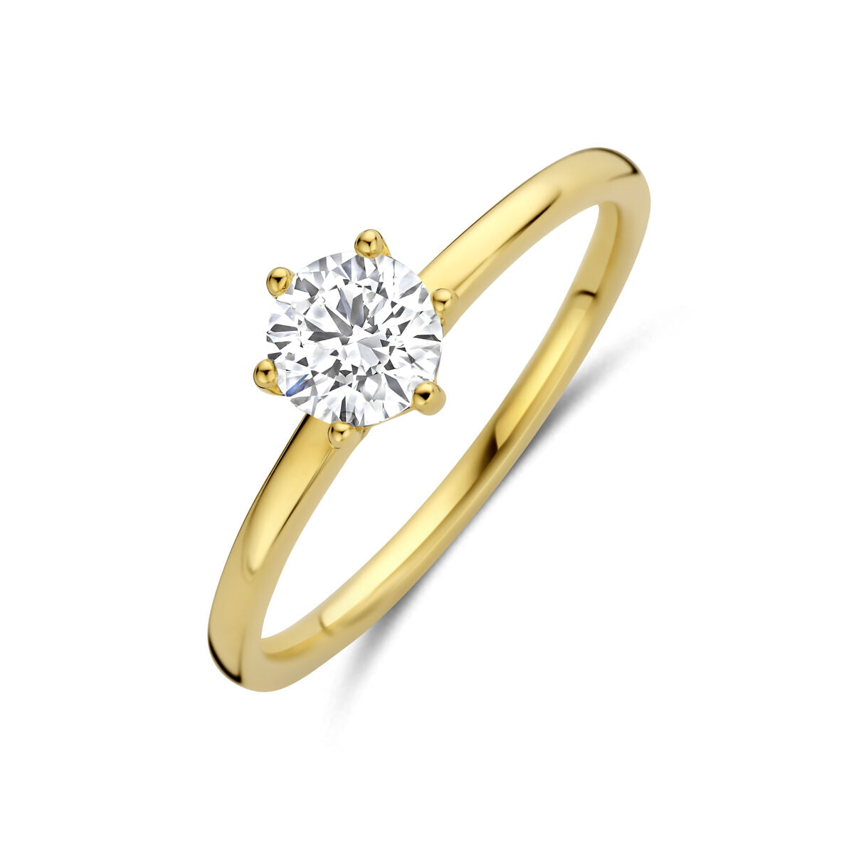Fantasy Collection Ring lab grown diamant 0.50ct f vs 14K geelgoud