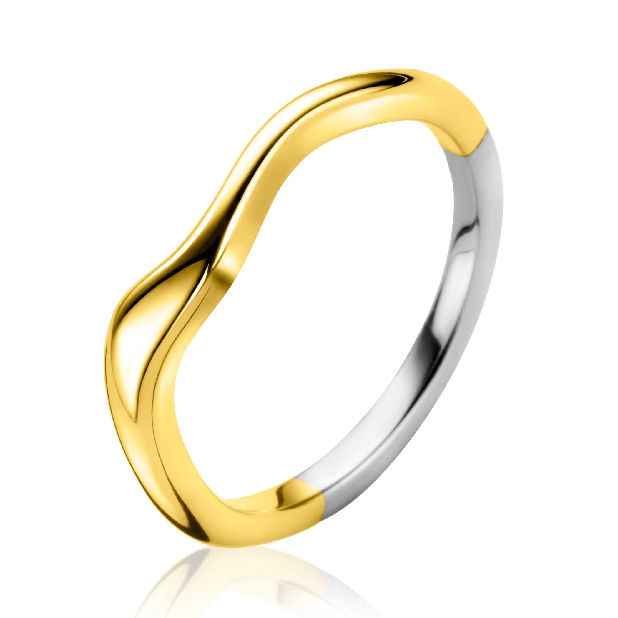 ZINZI Verguld Zilveren Ring - ZIR2627G