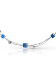 Clic Collier speelse kubusjes bicolor C257BI - PansiteNederland.nl