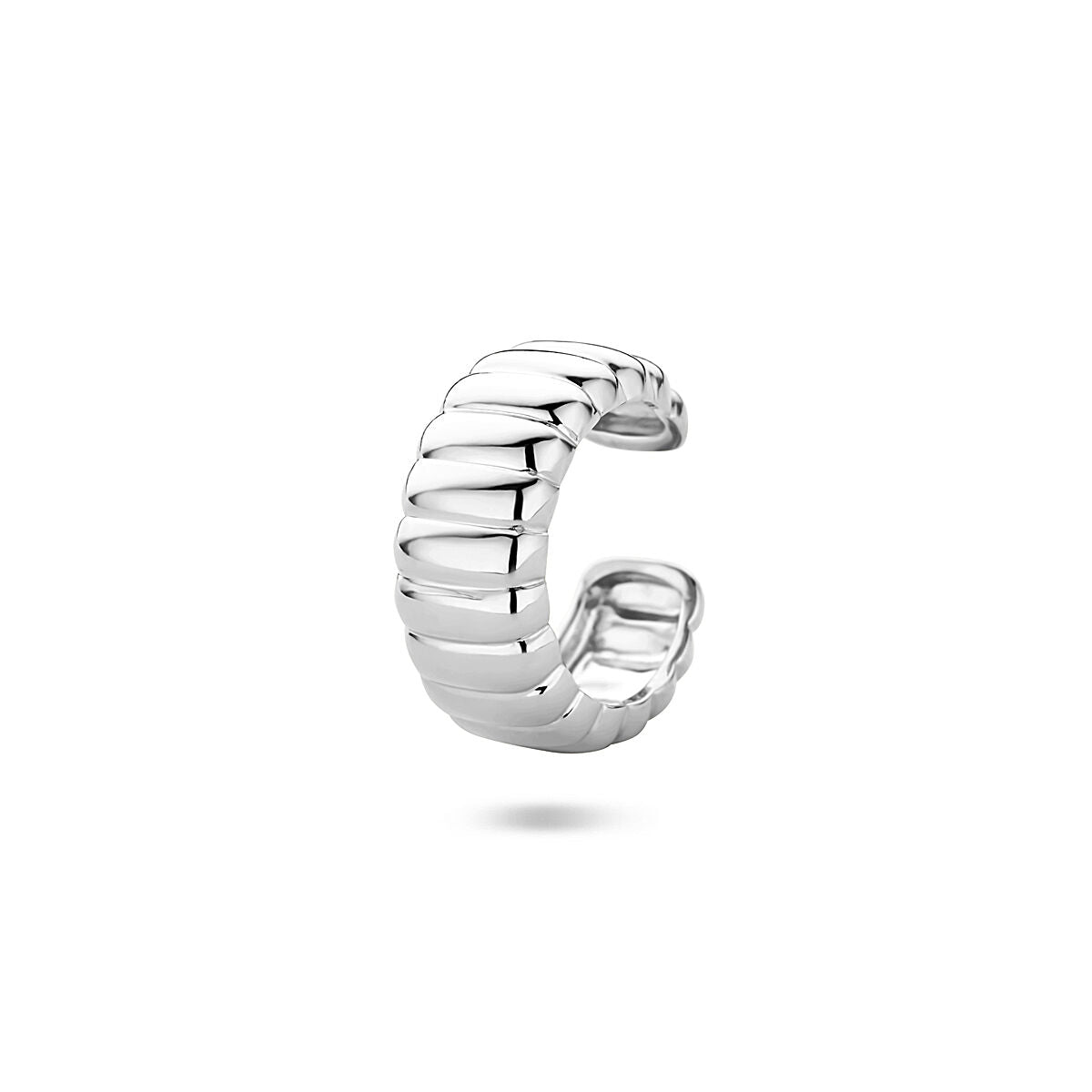 Zilveren gerhodineerde earcuff 13,5 mm - 1340997