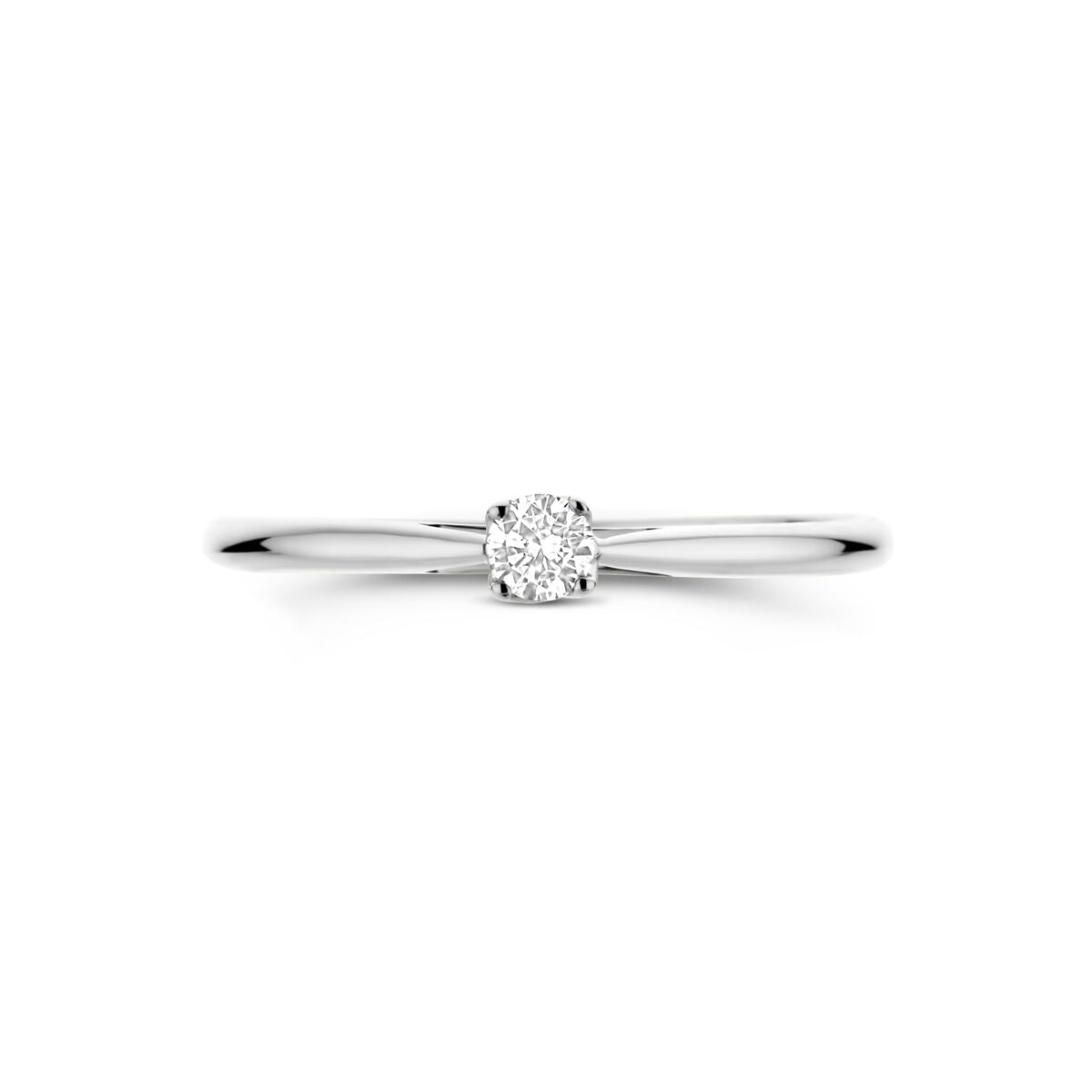 Fantasy Collection Ring lab grown diamant 0.10ct h si 14K witgoud