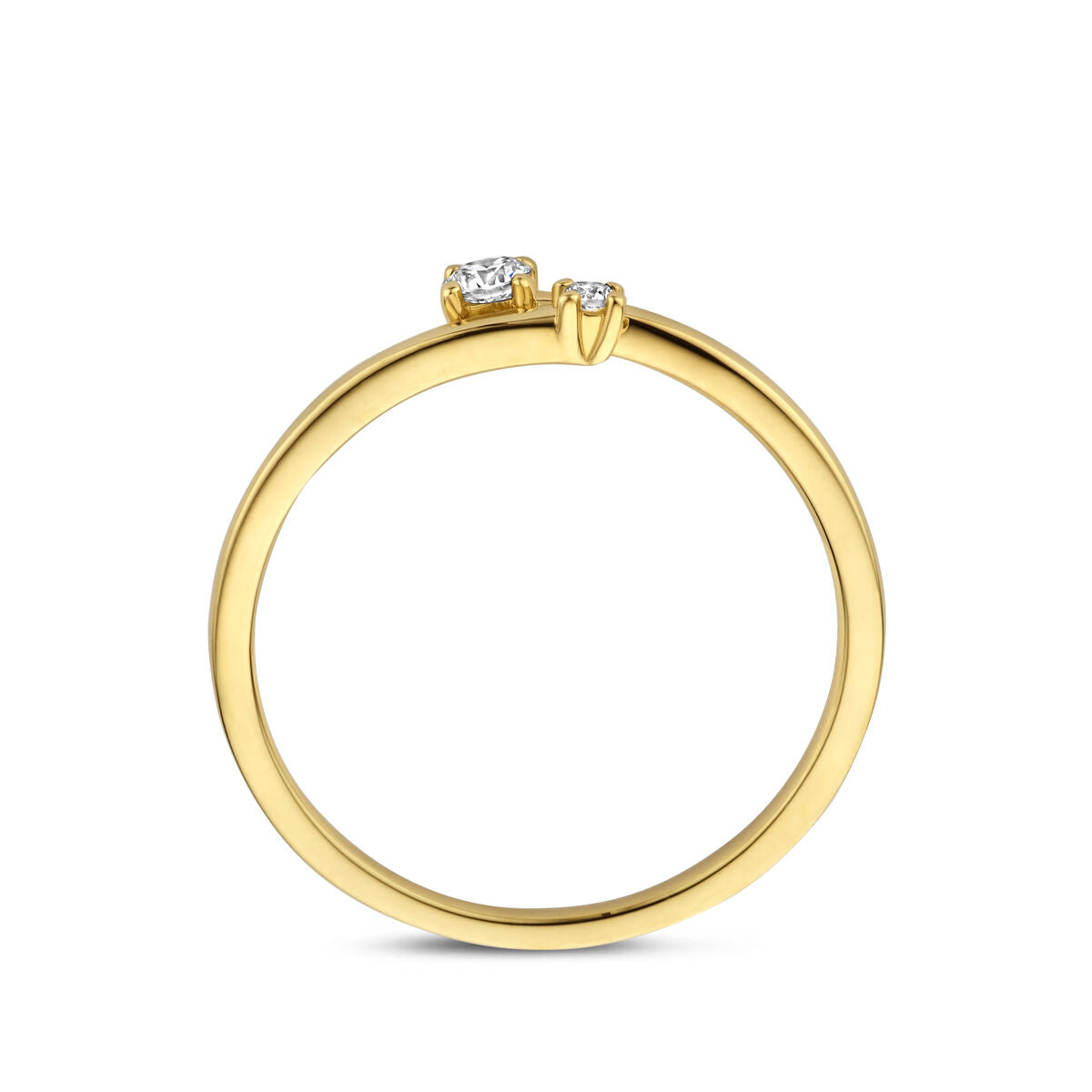 Fantasy Collection Ring diamant 0.07ct h si 14K geelgoud